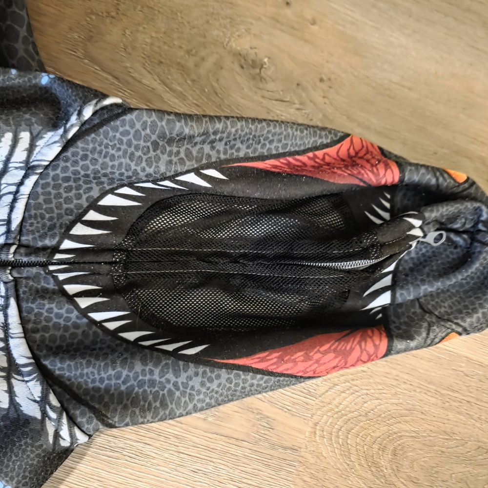 Jurrassic World Kids' Black and Blue Dinosaur Hoodie - Picture 5 of 6